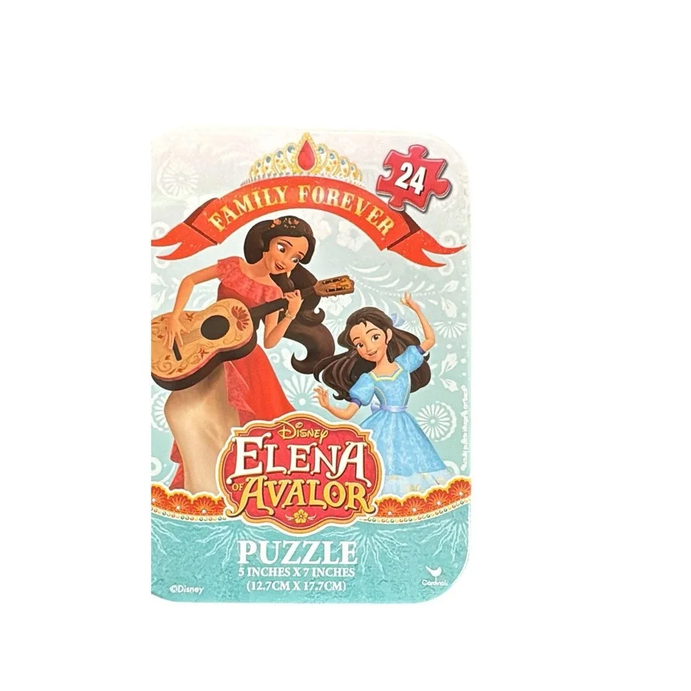 Disney Elena of Avalor Puzzle Lot 6 Sealed Collectors Tin 24pc Kids Travel/Party